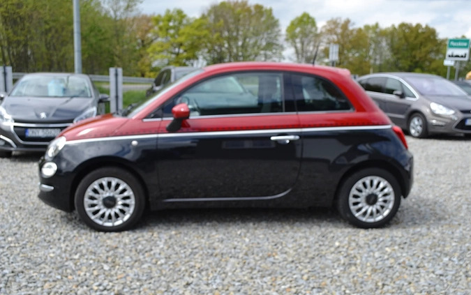 Fiat 500 cena 36900 przebieg: 41000, rok produkcji 2016 z Paczków małe 529